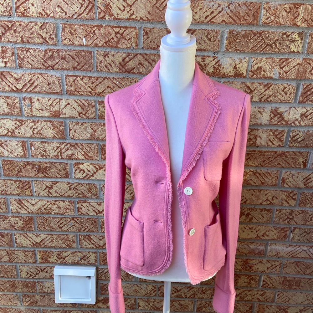 IISlI Barbie pink wool blazer